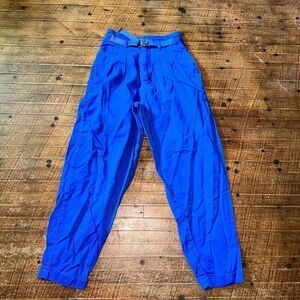 Pinnacle bright blue vintage size 5 tracksuit joggers